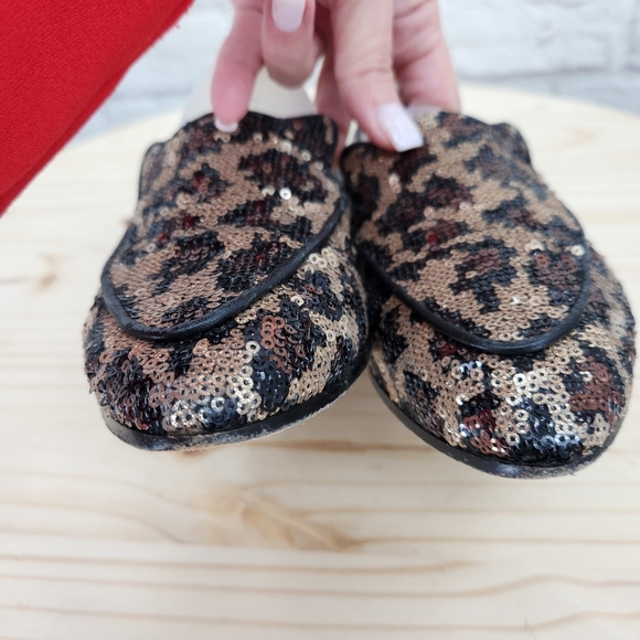 Kate Spade Caty Cape Sequined Leopard Print Loafers Size 7M - Picture 13 of 13